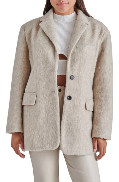 Steve Madden Women's Nana Long-sleeve Oversized Blazer In Beige