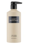 D.s. & Durga I Don't Know What Body Lotion 13.5 Oz.