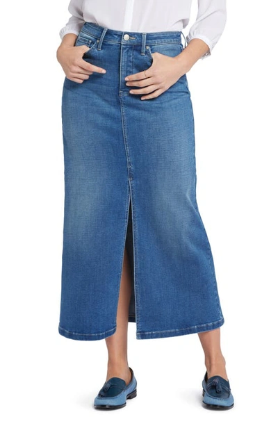 Nydj Denim Maxi Skirt In Fairmont