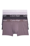 CALVIN KLEIN ULTRA-SOFT MODERN 3-PACK STRETCH MODAL TRUNKS