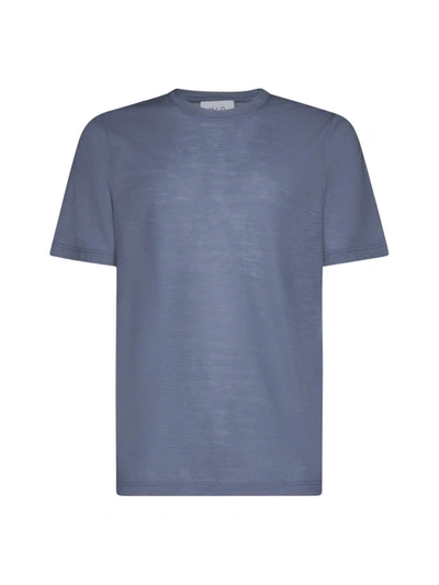 D 4.0 T-shirts And Polos In Light Blue
