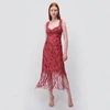 Simkhai Adalette Dress In Amaranth Multi