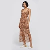 Jonathan Simkhai Adalette Dress In Teak