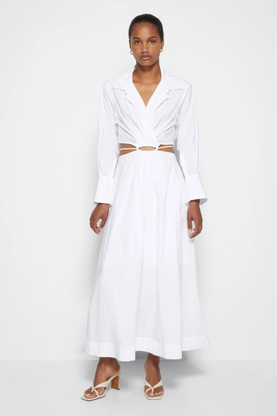 Jonathan Simkhai Signature Alex Dress In White