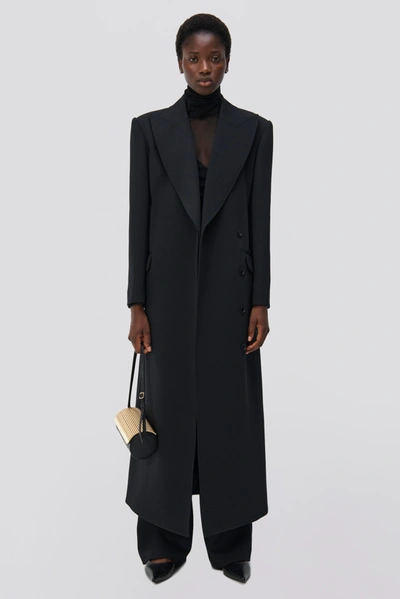 Jonathan Simkhai Silvia Coat In Black