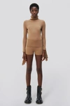 Simkhai Dita Gloved Turtleneck In Camel Melange