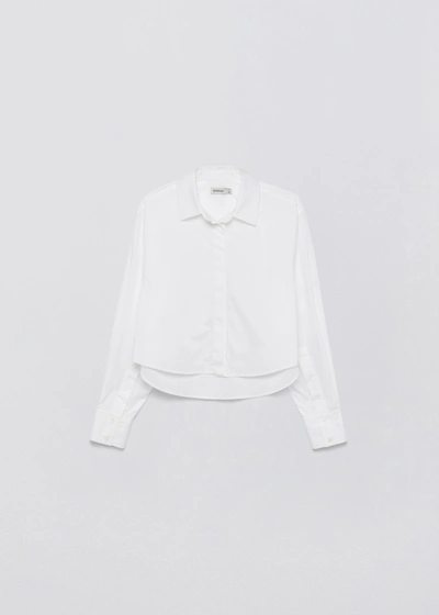 Jonathan Simkhai Renata Shirt In White