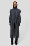 Jonathan Simkhai Carrie Coat In Grey Melange