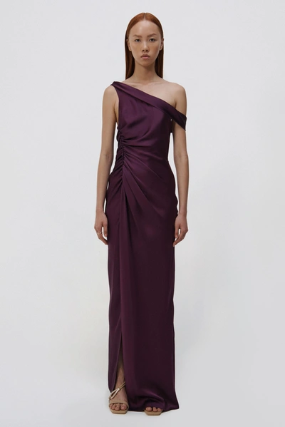 Jonathan Simkhai Sahar Gown In Plum