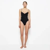 Jonathan Simkhai Signature Noa Swimsuit In Black