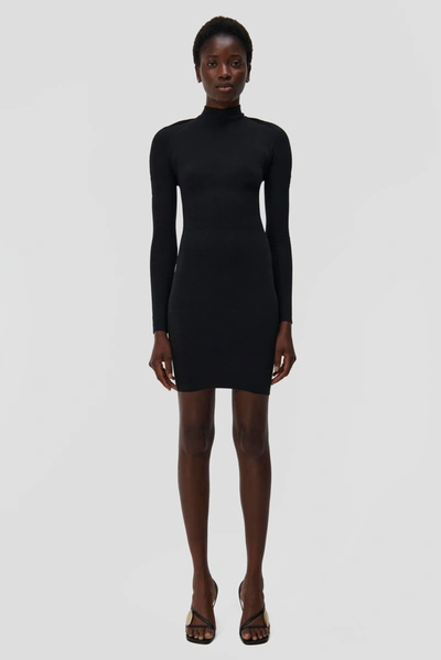 Jonathan Simkhai Simkhai Wolford Logo Mini In Black