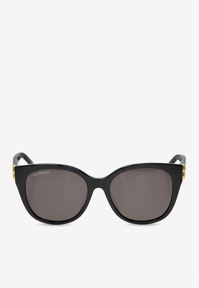Balenciaga Eyewear Dynasty Sunglasses In Gray