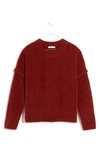 MADEWELL HAVENER CABLE PULLOVER SWEATER