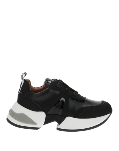 Alexander Smith Marble Sneaker In Leather In Black