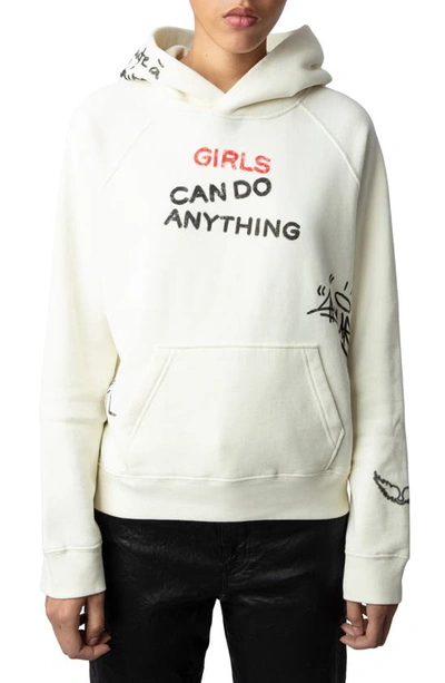 Zadig & Voltaire Georgy Manifesto Sweatshirt In Lin