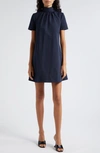 STAUD ILANA SHORT SLEEVE MINIDRESS