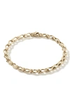 John Hardy Surf 10mm Link Bracelet In Gold