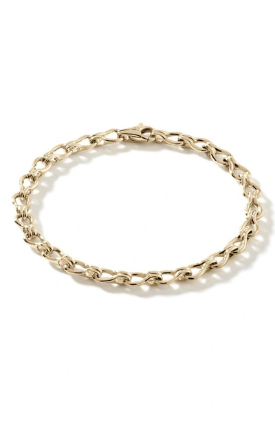 John Hardy Surf 10mm Link Bracelet In Gold