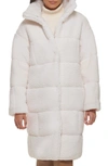 LEVI'S LEVI'S QUILTED FLEECE LONG TEDDY COAT