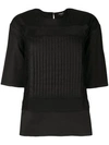 ROCHAS sheer panel blouse,ROPL600165RL25030212169590