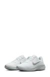 Nike Flex Experience Athletic Sneaker In White/ Silver/ Pure Platinum