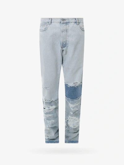 Heron Preston Light Blue Cotton Jeans