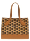 Bally Mini Keep On Monogram Tote Bag In Brown