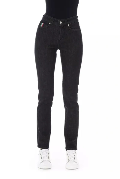 Baldinini Trend Black Cotton Jeans & Trouser