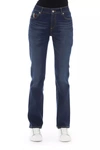 BALDININI TREND BALDININI TREND BLUE COTTON JEANS &AMP; WOMEN'S PANT