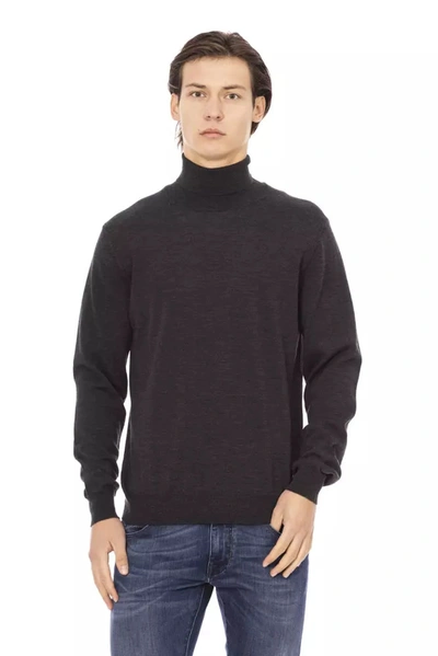 Baldinini Trend Fabric Men's Sweater In Brown