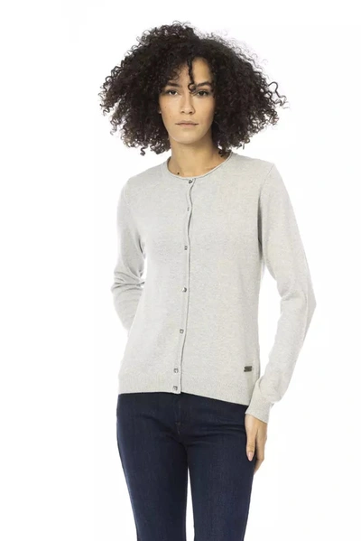 Baldinini Trend Gray Wool Sweater