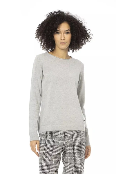 Baldinini Trend Gray Wool Sweater