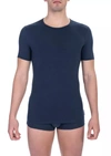 Bikkembergs Army Cotton T-shirt In Blue