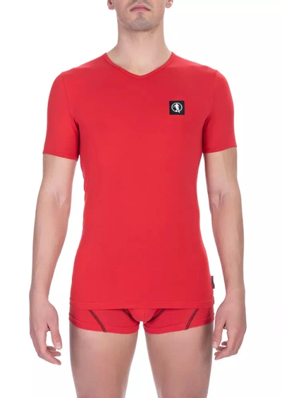 Bikkembergs Red Cotton T-shirt