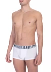 Bikkembergs White Cotton Underwear In White