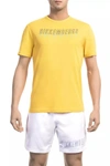 Bikkembergs Man T-shirt Yellow Size L Cotton