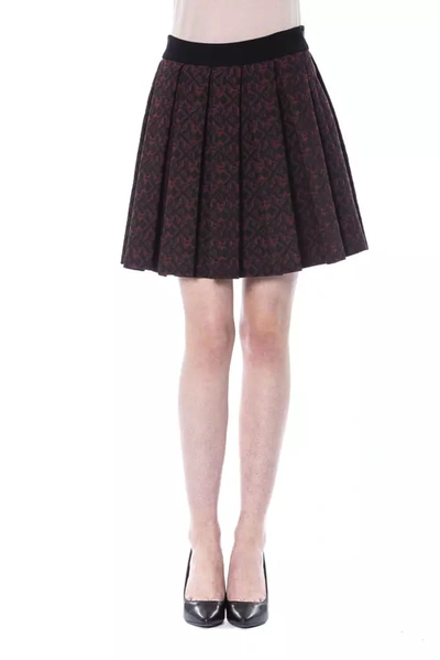 Byblos Chic Tulip Brown Skirt - Cotton Blend Women's Elegance