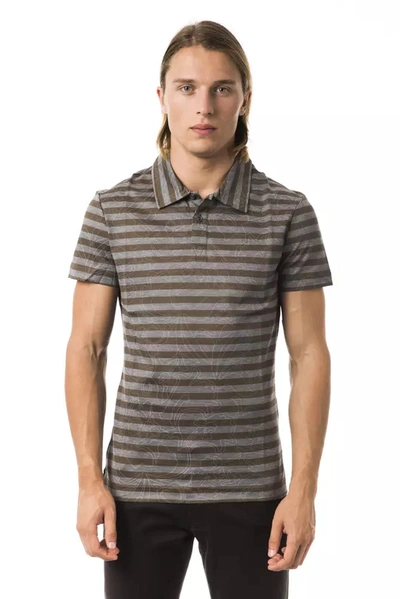 Byblos Printed Short Sleeve T-shirt In Gray