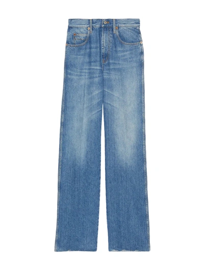 Gucci Eco Wash Jeans In Blue