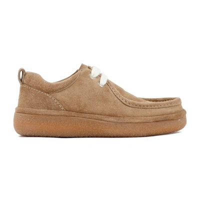 Ami Alexandre Mattiussi Suede Desert Boots In Nude &amp; Neutrals