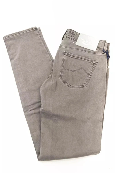 Jacob Cohen Gray Modal Jeans & Pant
