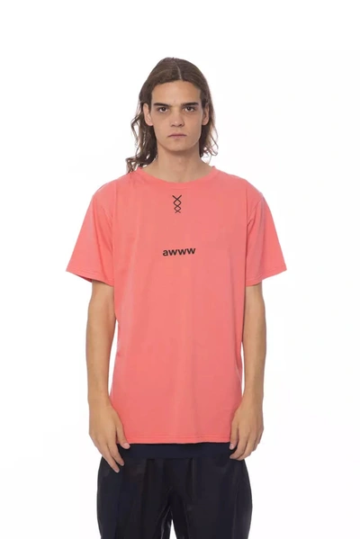 Nicolo Tonetto Round Neck Printed T-shirt In Pink