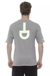 TOND TOND GRAY COTTON MEN'S T-SHIRT