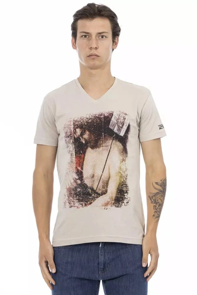 Trussardi Action Beige Cotton T-shirt