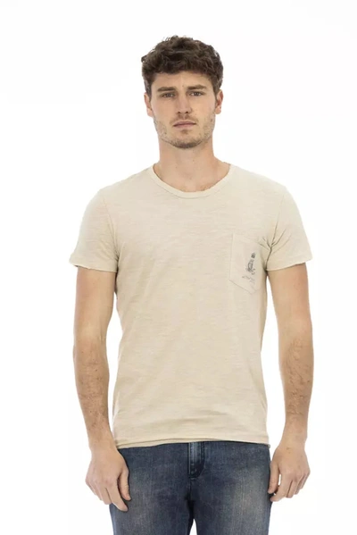 Trussardi Action Beige Cotton T-shirt