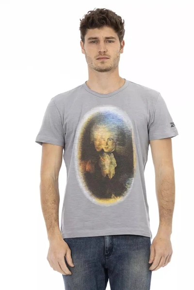 Trussardi Action Gray Cotton T-shirt