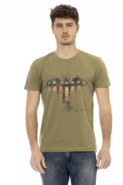 Trussardi Action Green Cotton T-shirt