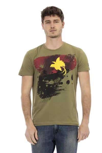 Trussardi Action Green Cotton T-shirt