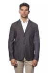 VERRI VERRI CHIC VERRI SINGLE-BREASTED GRAY MEN'S BLAZER