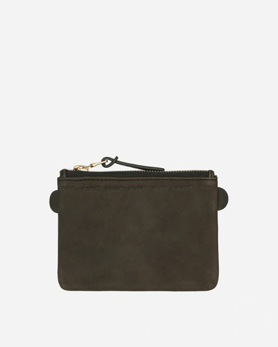 Visvim Leather Essentials Case Dark In Brown